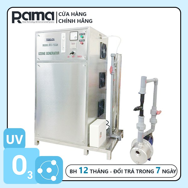 [ RAMA ] Máy Ozone công nghiệp xử lý nước thải sinh hoạt Rama RO-15GH