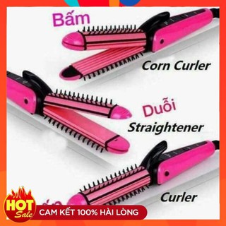 Máy Làm Tóc 3 Trong 1 NOVA (Uốn, Duỗi, Bấm) [HÀNG CHÍNH HÃNG]