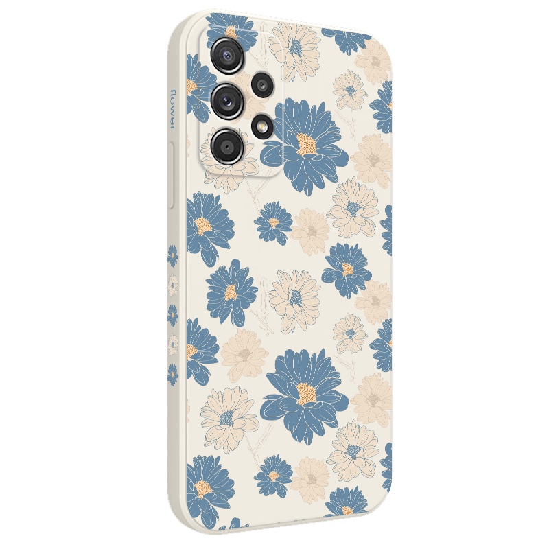 Ốp Điện Thoại Họa Tiết Hoa Truyền Thống Cho Samsung Galaxy A72 A52 A52S A42 A32 4G 5G