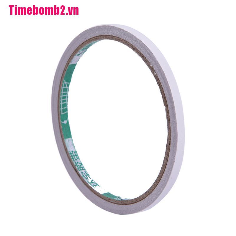 Cuộn Băng Keo Hai Mặt Màu Trắng Siêu Dính Dài 5M / 8M