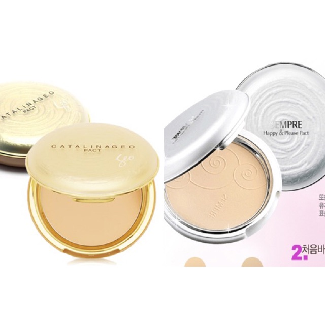 Phấn Geo Sempre Happy Please Pact hoặc Geo Lamy Catalina Golden Pact