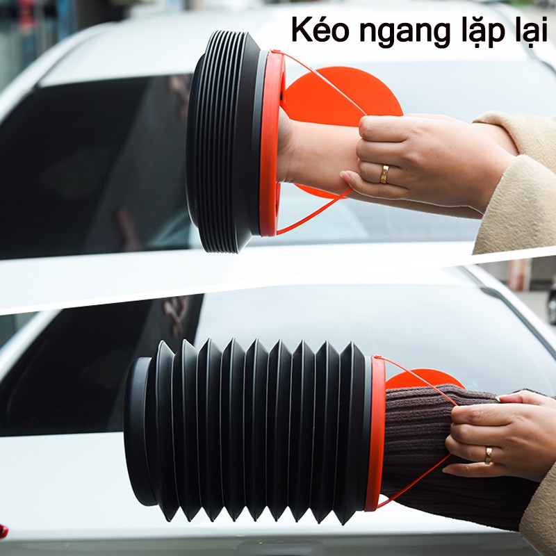 【4L】MULTIPURPOSE FOLDABLE CAR TRASH BIN UNIVERSAL myvi kancil axia wira alza bezza waja