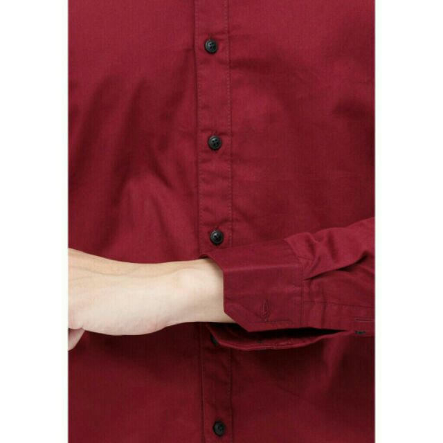 Áo sơ mi màu đỏ đô ( CAM KẾT ĐẸP 100%) | BigBuy360 - bigbuy360.vn