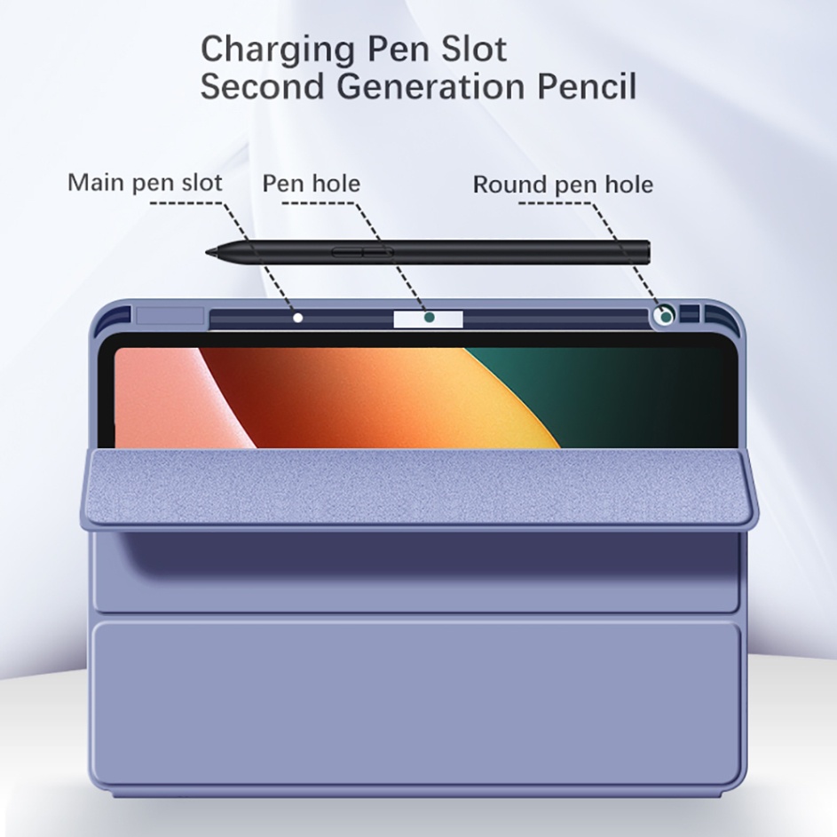 Ốp Máy Tính Bảng Có Ngăn Đựng Bút Cảm Ứng Cho Xiaomi pad 5 Case 2021 mi pad 5 Pro