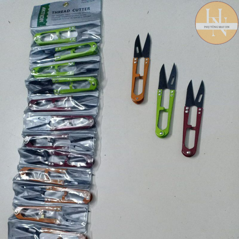 03 chiếc kéo bấm chỉ loại răng cưa hãng Akition