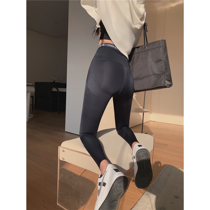 Quần Legging Tập Yoga Lưng Cao Thiết Kế Mới Thời Trang Mùa Xuân 2022 Dành Cho Nữ
