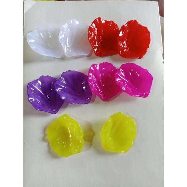 NGUYÊN LIỆU HOA PHA LÊ: 100g cánh bắp cải lớn bóng 8 màu