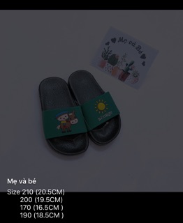 Dép nhựa dẻo cho bé