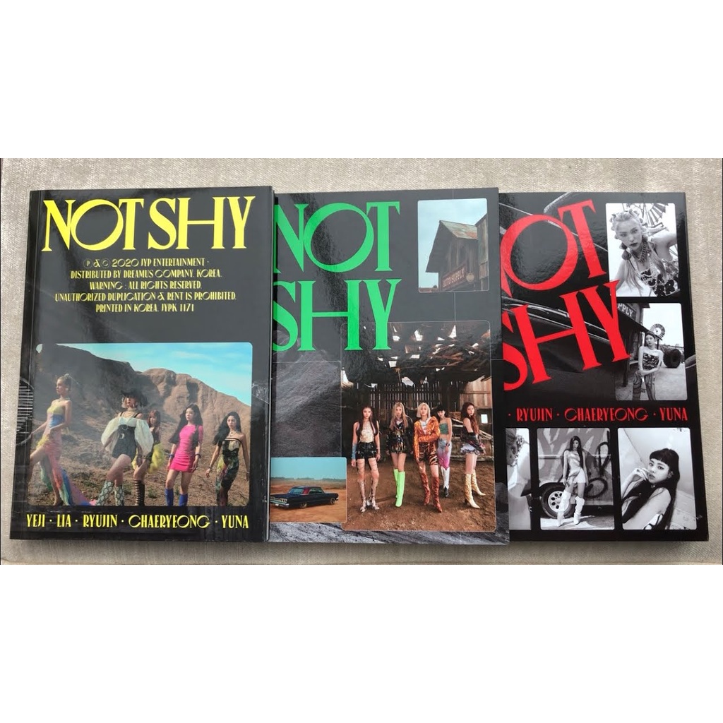 Album ITZY - NOTSHY 3 mẫu