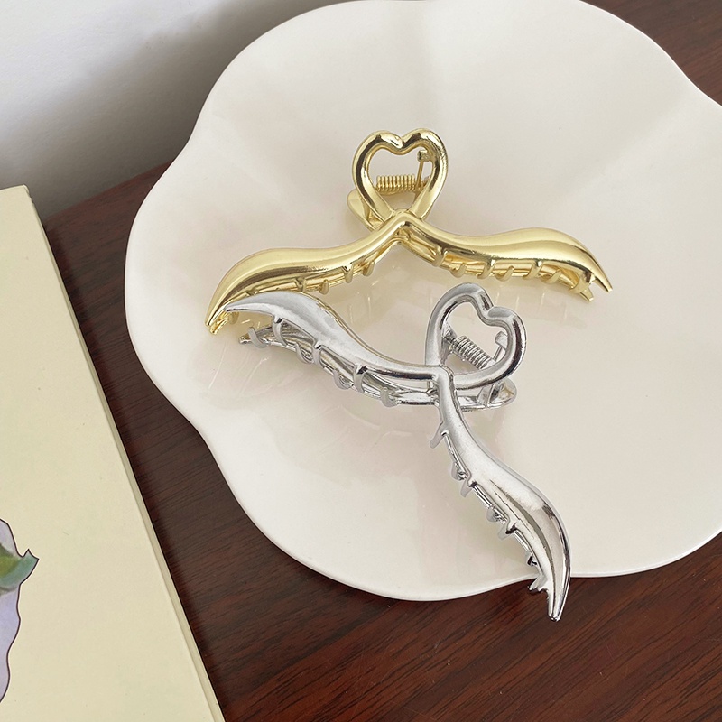 Kẹp Tóc Cao Cấp Hình Trái Tim Thanh Lịch