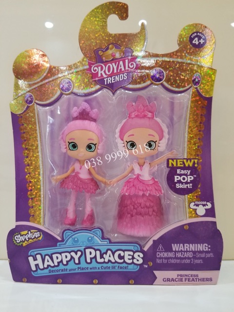 Hộp công chúa &amp; hoàng tử Shopkins Happy Places