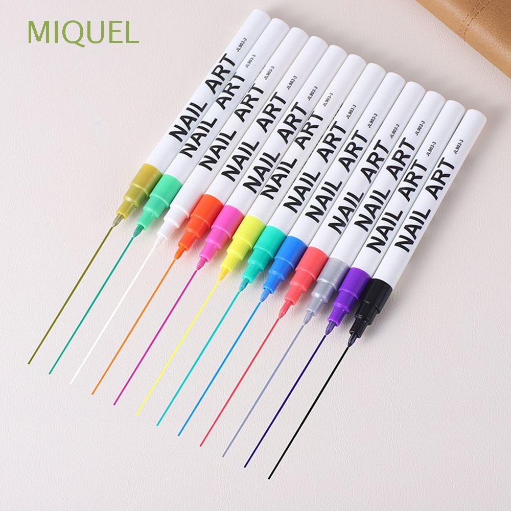 Bút vẽ móng tay 3d nhiều màu sắc tùy chọn chống nước lâu trôi chất lượng cao