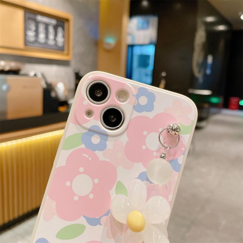 Đối với oppo reno 10 8z 6z 7z 8t a31 a93 f11 f9 pro a5s a12 a74 a95 a54 a15 s a78 bìa hoa mềm với vòng tay