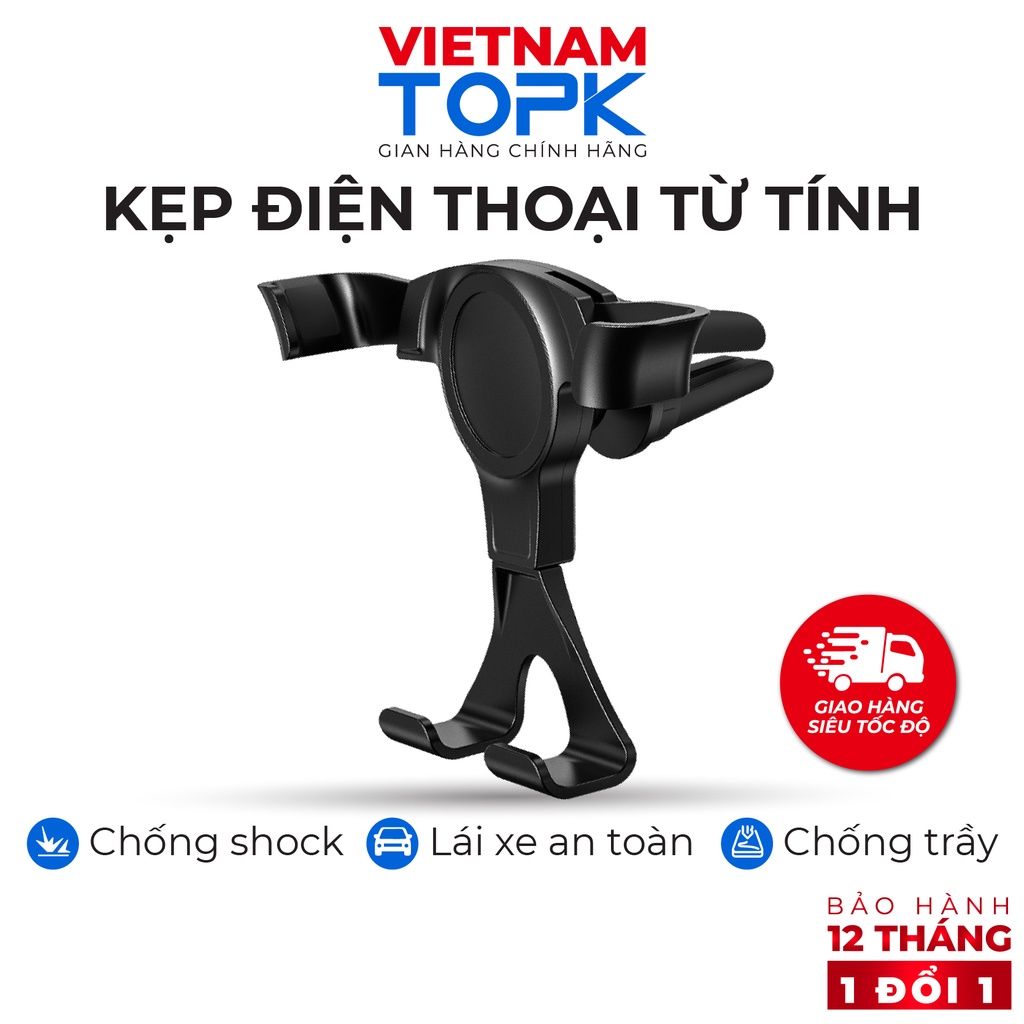 Giá Đỡ Điện Thoại TOPK D12 Từ Tính Tiện Lợi Cho Xe Hơi