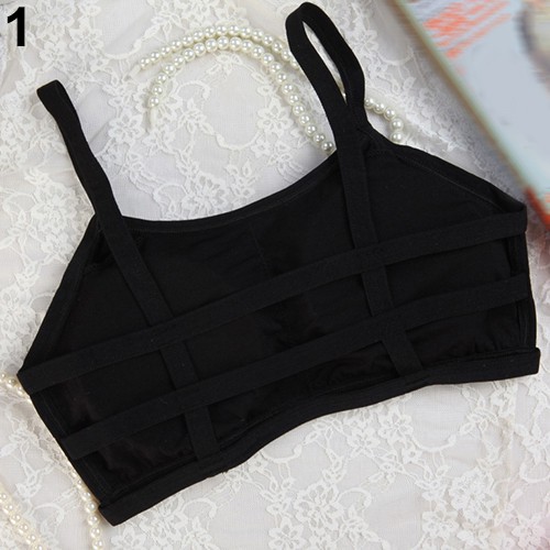 Áo bra thể thao màu trơn chất liệu cotton mềm mại năng động cho nữ