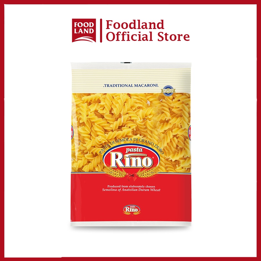 Mỳ nui xoắn, pasta fusilli hiệu Rino 500g