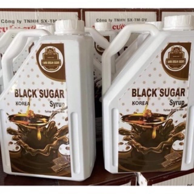 Syrup Đường Đen Black Sugar 2L