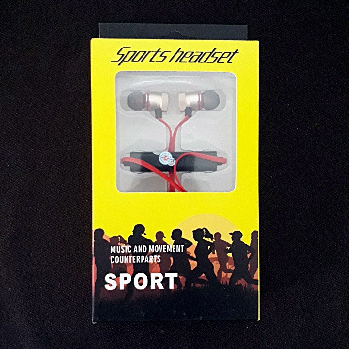 Tai nghe nam châm bluetooth Sports Headset kiểu dáng thể thao gọn nhẹ