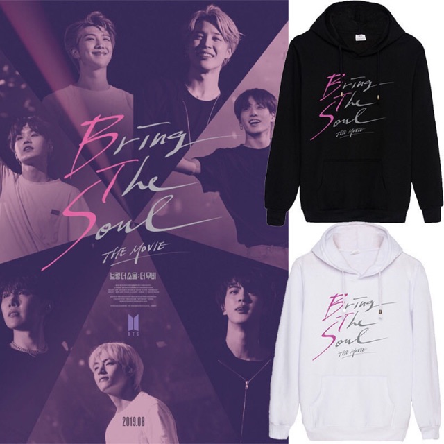 (Tặng ảnh BTS)HOODIE BTS BRING THE SOUL shop tự thiết kế