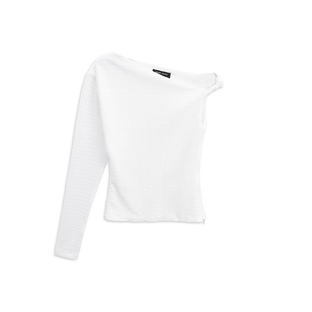 Áo Kiểu Nữ One Off-Shoulder , Chất Thun Dệt Kim , WAK000019,SOMEHOW