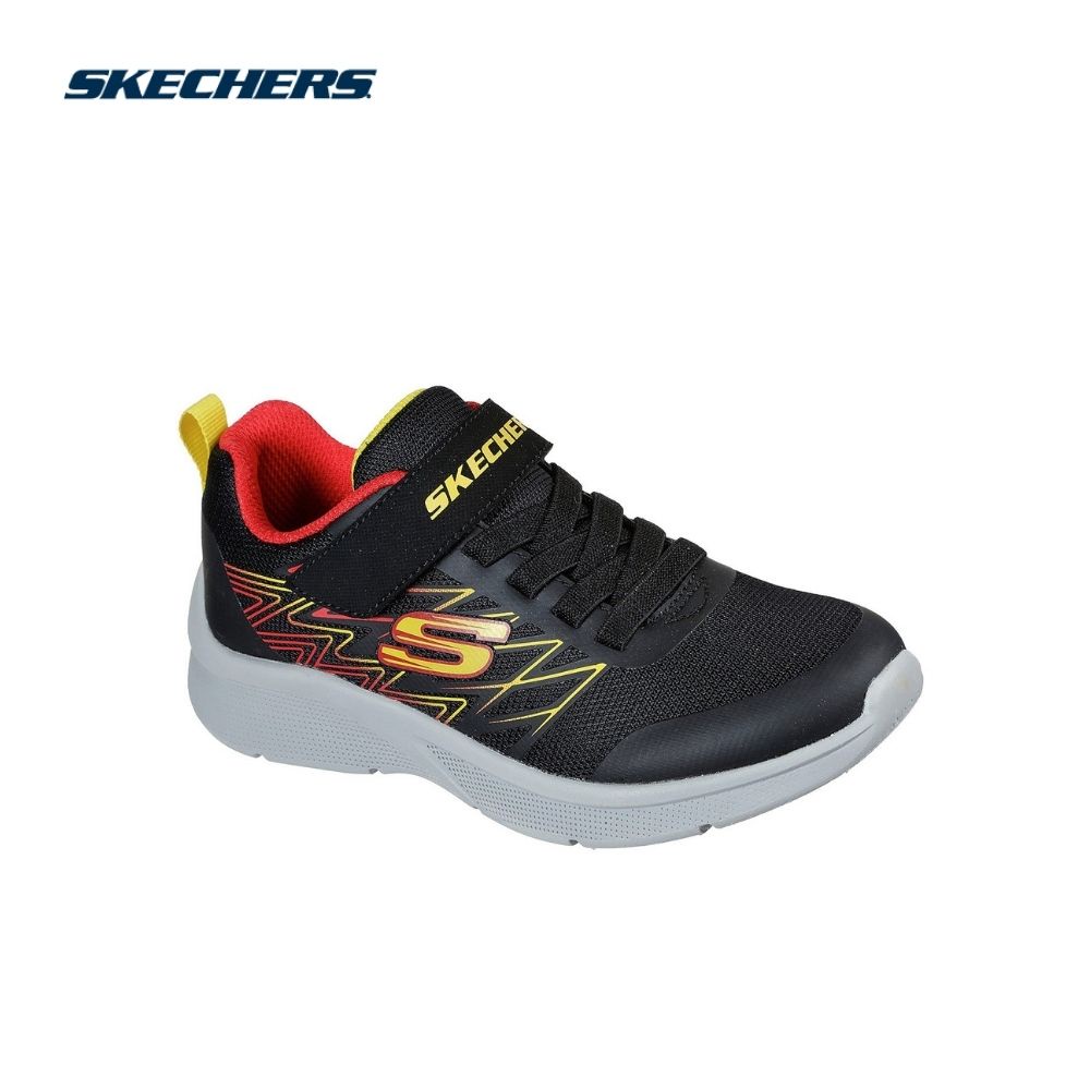 Giày sneaker bé trai Skechers Microspec - 403770L-BKRD