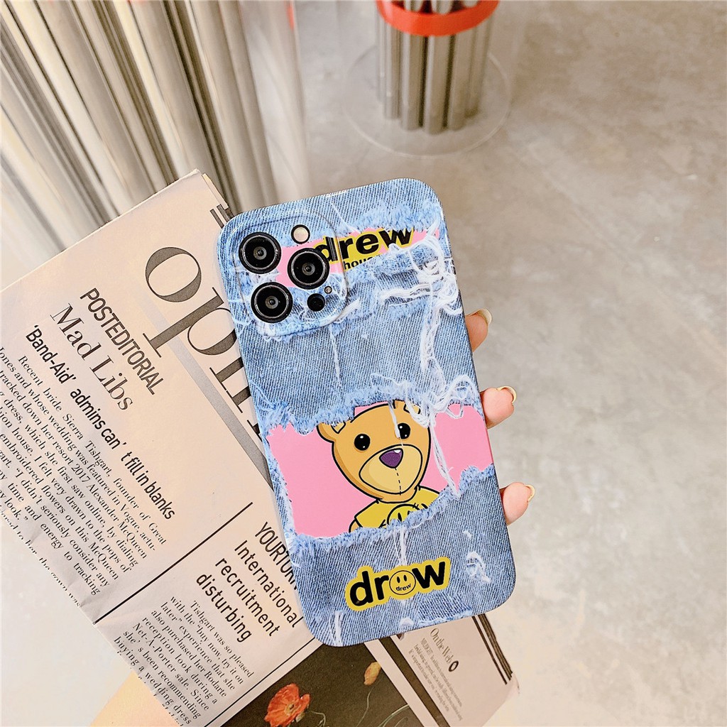 Ốp Điện Thoại IMD Mềm In Hình Vẽ Thời Trang DREW Cho iPhone14 13 12 mini 11 PRO MAX 6 / 6s 7 / 8plus SE2 X / XS XR XSMAX #Hg4182