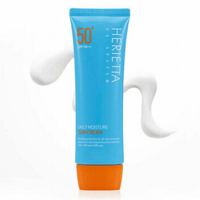 Kem chống nắng hàng ngày nâng tông và cung cấp độ ẩm cho da Welcos herietta daily moisture sun cream SPF50+/PA+++ 70g