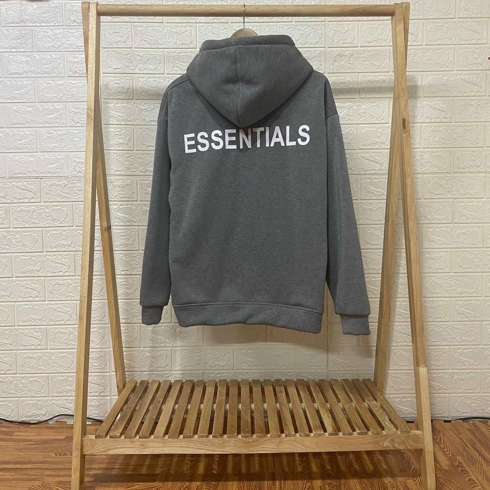 Áo Hoodie Nỉ Nam Nữ From Rộng Unisex Chất Nỉ Cotton Bao Dày Không Đổ Lông In Dạ Quang Phát Sáng (essentials)