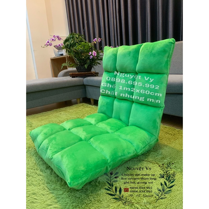 Ghế bệt tựa lưng loại to 1m2x60cm siêu dày nhung mịn rẻ đẹp nhất Hồ Chí Minh | BigBuy360 - bigbuy360.vn