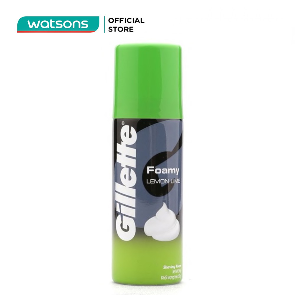 Bọt Cạo Râu Gillette Hương Chanh 50g