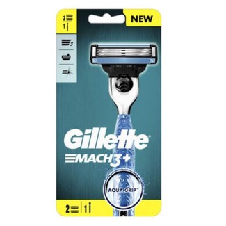 Dao Cạo Râu Gillette Mach3+ New (1 Cán + 2 Lưỡi)