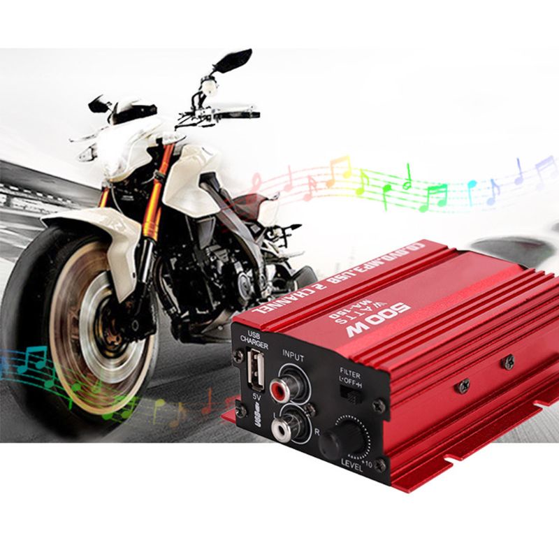 Loa Mini Hi-Fi 500W 2 Kênh Chuyên Dụng Cho Xe Hơi