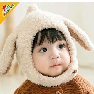 Mũ Lông cừu cho bé (Free size từ 2-5 tuổi)