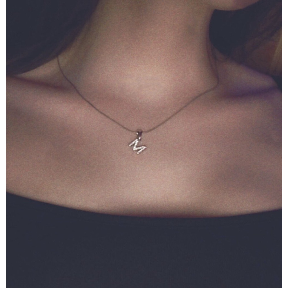 Mặt dây chuyền bạc SUNLIGHT chữ M