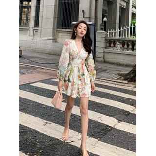 [ORDER] Đầm jumpsuit hoa Ulzzang