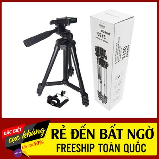 [GIÁ SỈ ]Chân Đế Chụp Ảnh, Quay Video Tripod 3120A Tặng Kèm Kẹp Điện Thoại