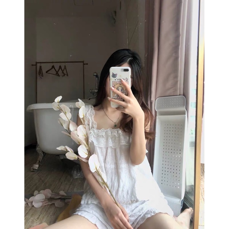 CÓ SẴN | SET ĐỒ MẶC NHÀ BỒNG BỀNH SIÊU XINH - ảnh thật + feedback khách