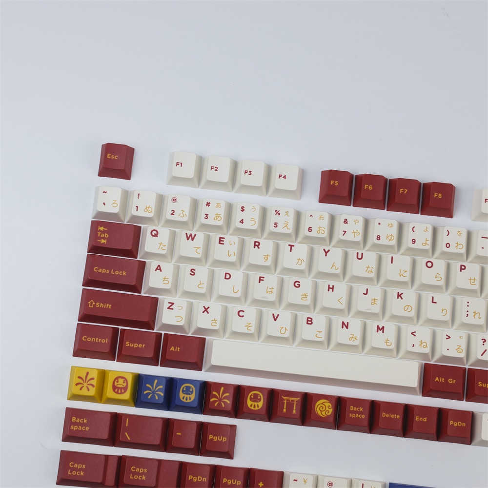 Gói phím hình cờ cá chép GMK, 168 phím keycaps Cherry Profile DYE-SUB Cá nhân hóa GMK Keycaps cho bàn phím cơ