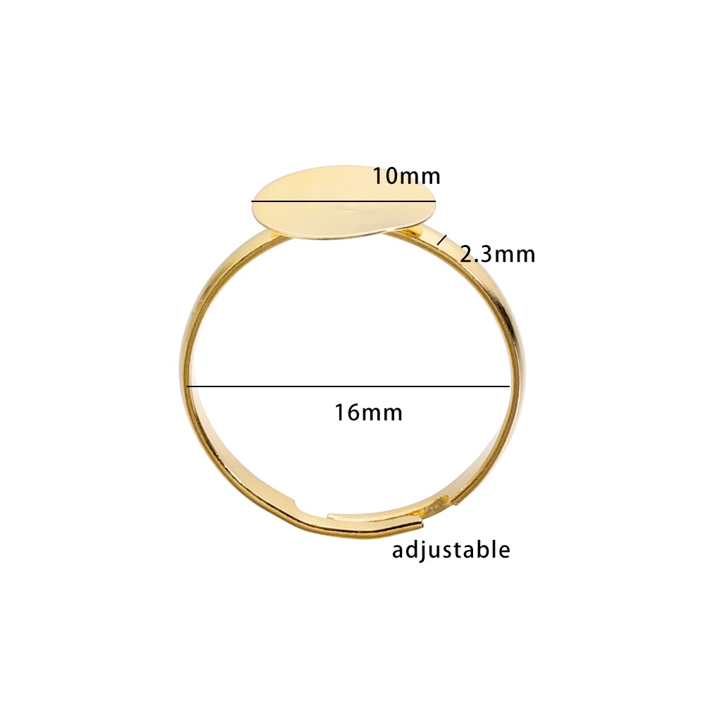 Set 20 đế rỗng St.kunkka sử dụng làm nhẫn thủ công tiện dụng diy