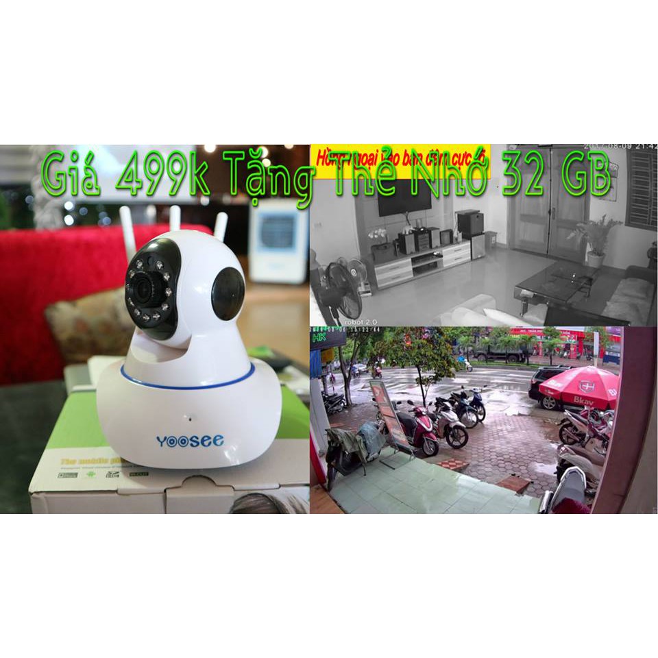 Camera Yoosee 3 Anten báo trộm, đàm thoại 2 chiều, bắt sóng wifi cực khỏe | BigBuy360 - bigbuy360.vn