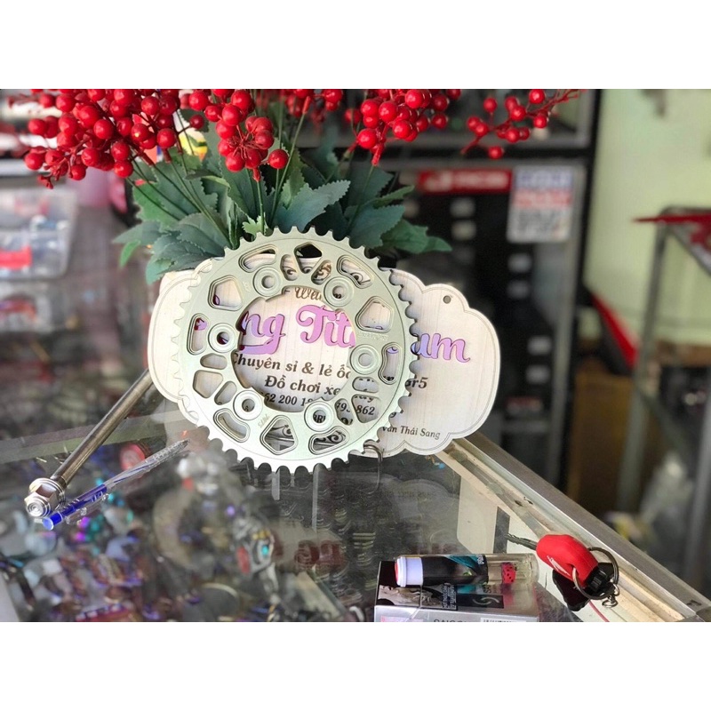 Dĩa nhôm 7075 cho exciter 150 ex155 siêu cứng