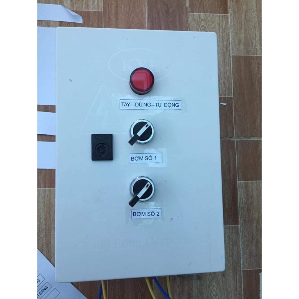 Tủ điều khiển 1 bơm tưới 4 khu riêng biệt, tự động qua WIFI