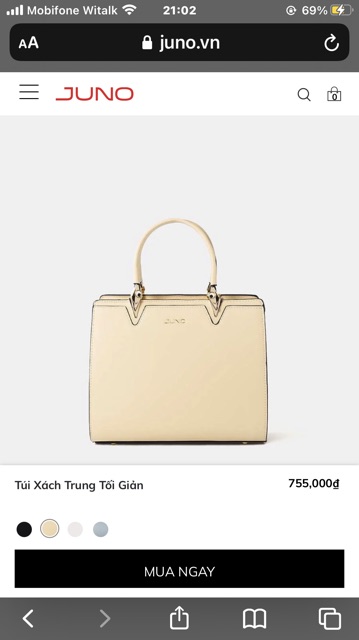 Túi Juno da cực mền giảm giá còn 650 giá gốc 755000₫