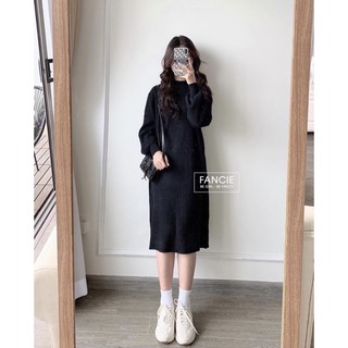 Váy xuông bo đen siêu hot