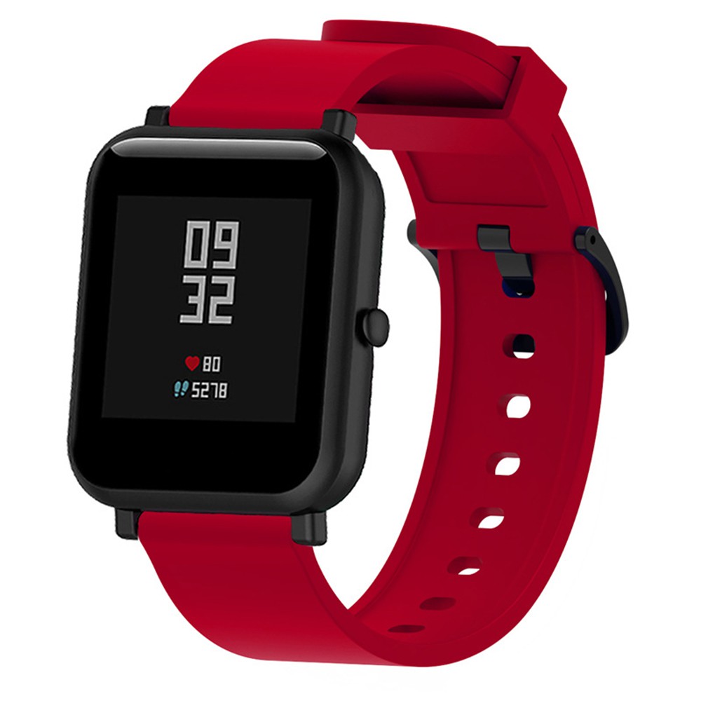 Dây Đeo Silicon 20mm Cho Đồng Hồ Xiaomi Huami Amazfit Bip Bit Pace Lite Youth