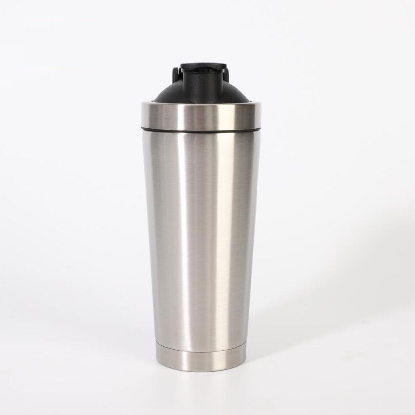 [Tặng Kèm Lắc Lò Xo - Màu Bạc] Bình Lắc Tập Gym Inox 304 800ml – Màu Bạc Nguyên Bản – Bình Lắc Tập Gym Yoga Thể Thao