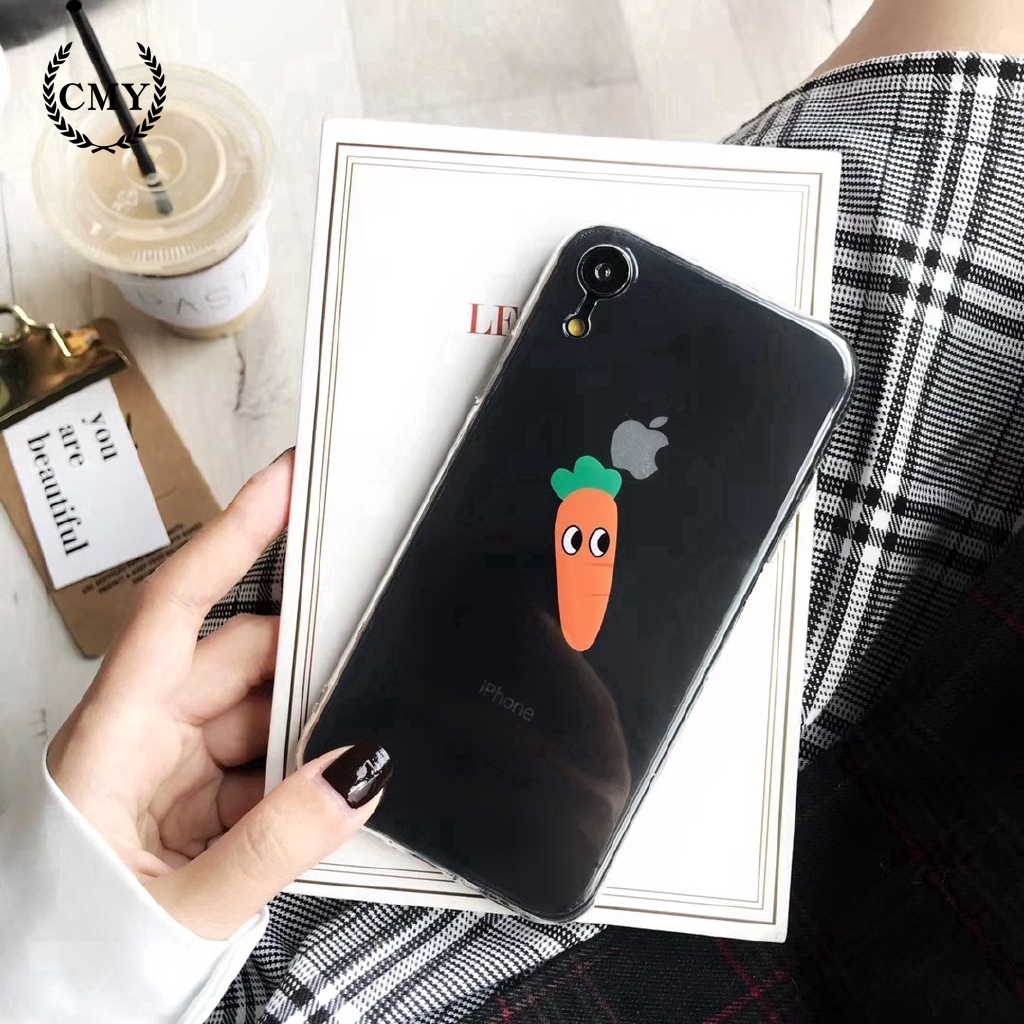 Ốp điện thoại họa tiết cà rốt cho iPhone 11 / 11Pro 11pro Max X XR XS XS MAX 6 7 8 plus | BigBuy360 - bigbuy360.vn