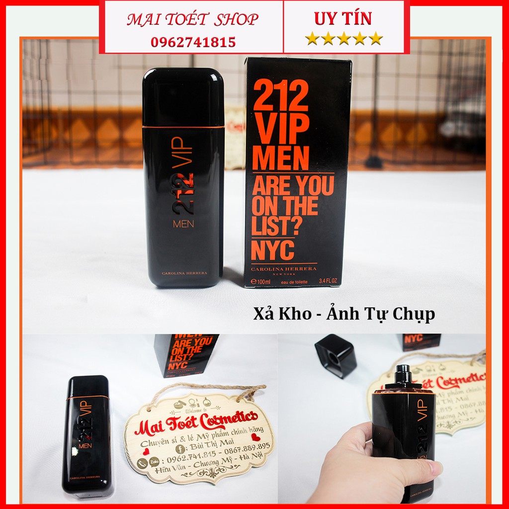 212 VIP MEN,Nước Hoa Nam, Dung Tích 100ml