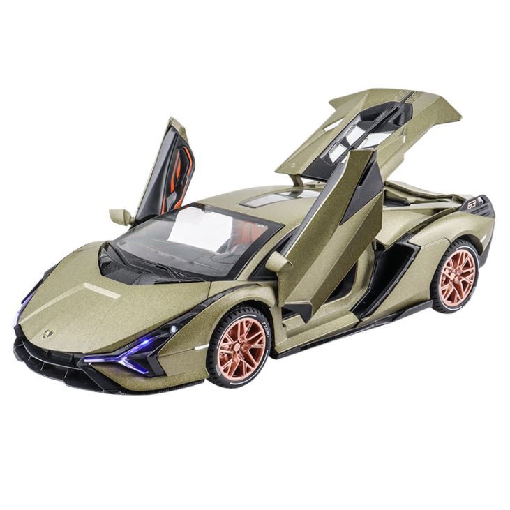 Tỷ lệ 1:24 Xe mô hình kim loại Lambo Lighting Sian FKP 37