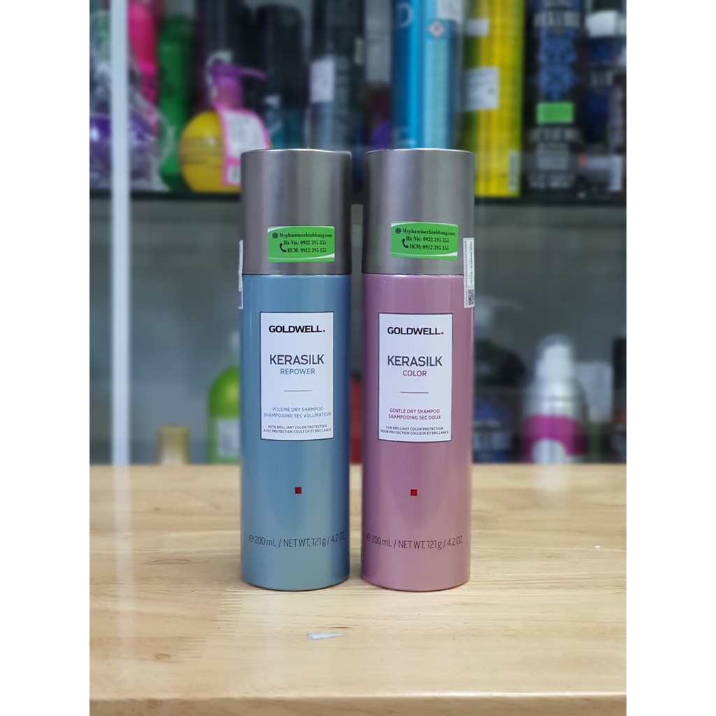 DẦU GỘI KHÔ GOLDWELL KERASILK COLOR DRY SHAMPOO 200ML